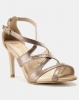 Bata Cross Over Heeled Sandal Gold Photo
