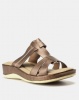 Bata Comfit Slip On Bandage Sandal Bronze Photo