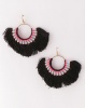 All Heart Playful Tassel Earrings Black Photo