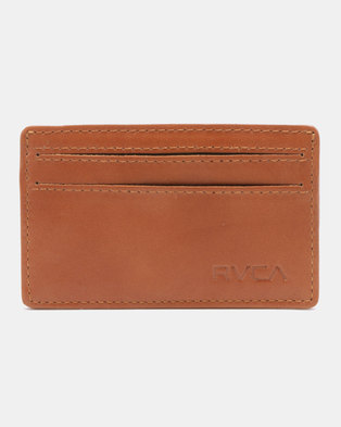 Photo of RVCA Clean Card Wallet Brown