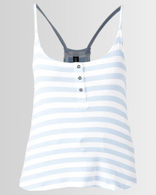 Photo of All About Eve Joy Stripe Tank Top Blue
