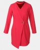 Utopia Choker Wrap Dress Red Photo