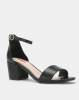 Bata Red Label Block Heel Sandals Black Photo
