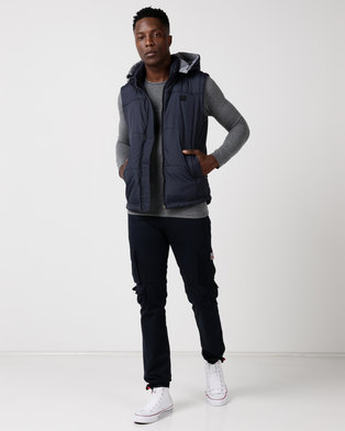 Photo of Cutty Control Hooded Puffer Gilet Navy