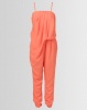 Utopia Boobtube Jumpsuit With Removable Straps Coral Photo