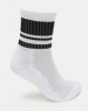 Converse Basic Wordmark Crew Socks White Photo