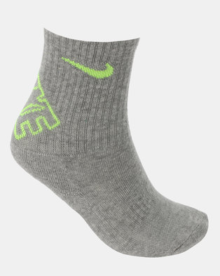 Photo of Nike Hbr Dri-Fit Crew Black W Volt Socks Multi