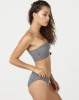 Brave Soul Gingham Bikini Bottom Black/White Photo