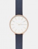 Skagen Karolina Leather Watch Blue Photo