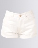 Unseen Chelsea High Waisted Shorts White Photo