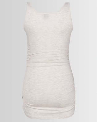 Photo of Cherry Melon Tank Top With Side Detail Ice Melange