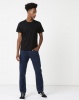 New Noble Straight Leg Washed Denim Jeans Denim Blue Photo