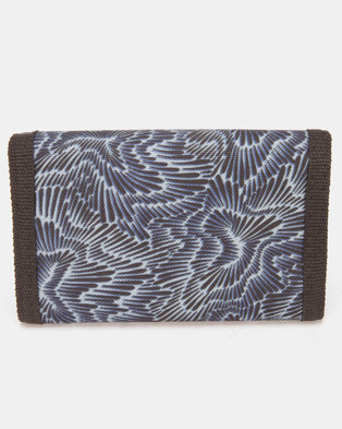 Photo of RVCA Print Trifold Wallet Blue