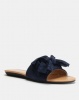 Utopia Bow Mule Slides Navy Photo