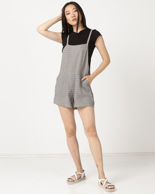 Photo of RVCA Suit Up Shorty Playsuit Black