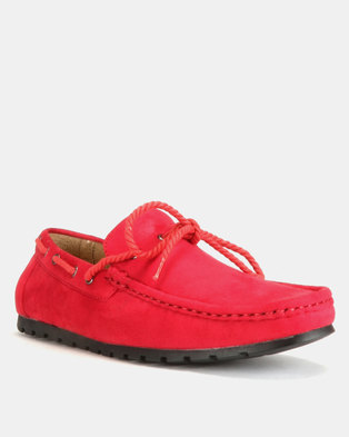 Photo of Utopia Casual Bow Moccasins Red