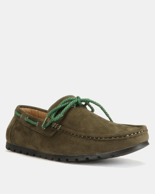 Photo of Utopia Casual Bow Moccasins Olive