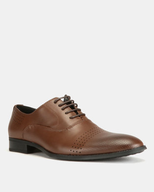 Photo of Utopia Formal Lasered Lace Ups Brown