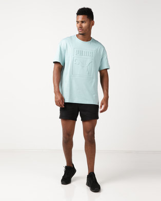 Photo of Puma Sportstyle Prime Archive Embossed Print Tee Blue/Green
