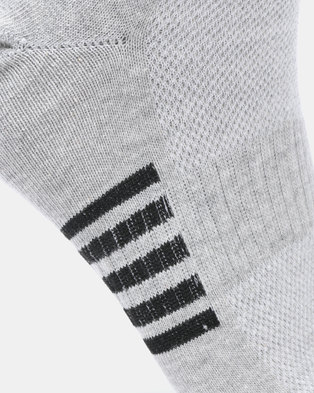 Photo of K Star 7 K7 STAR Field Stripe Socks Grey