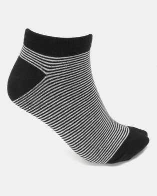 Photo of Joy Collectables 4 Pack Striped Ankle Socks Multi