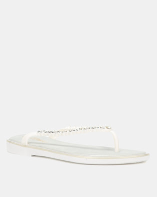 Photo of Miss Black Catherine Sandals White