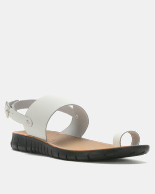 Photo of Angelsoft Heidi Leather Sandals White