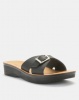 Angelsoft Anna Leather Wedge Black Photo