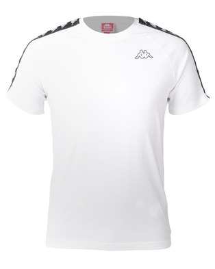 Photo of Kappa Unisex 222 Banda Coen Slim T-Shirt White/Block
