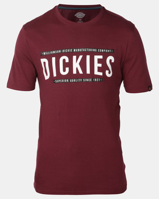 Photo of Dickies Charlestone T-Shirt Burgundy