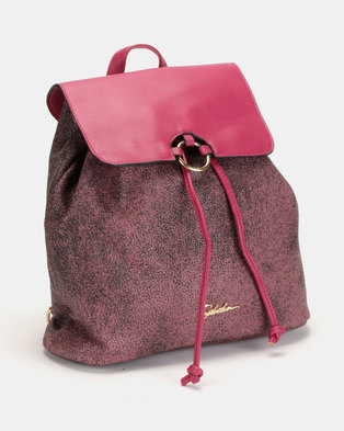 Photo of Seduction Textured Backpack Berry
