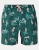 Chester St Predator Swim Trunk Teal With Pink Photo