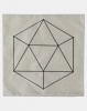 Royal T Geometric Linen Cushion Cover Brown Photo