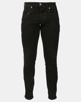 Photo of Crosshatch Balt Stretch Slim Fit Jeans Black