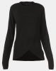 Brave Soul Jumper With Curved Asymmetric Hemline Black Photo