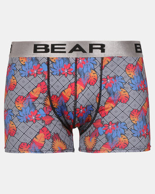 Photo of Bear 2 Pack Tropical Geo Print Bodyshorts