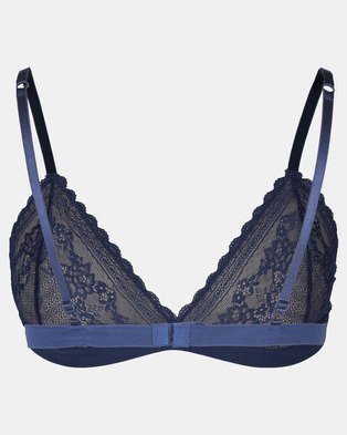 Photo of CHERRY AND THE BEES Lobla Bralette Bra Blue