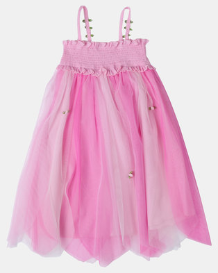 Photo of Fairy Shop Rainbow Rose Dress Soft Pink