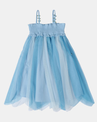 Photo of Fairy Shop Rainbow Rose Dress Blue