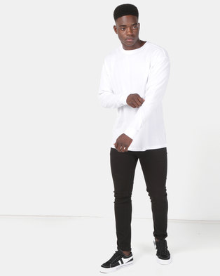 Photo of New Look Long Sleeve Oversized Cuff Tee White