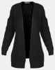 Utopia Cable Knitwear Cardigan Black Photo