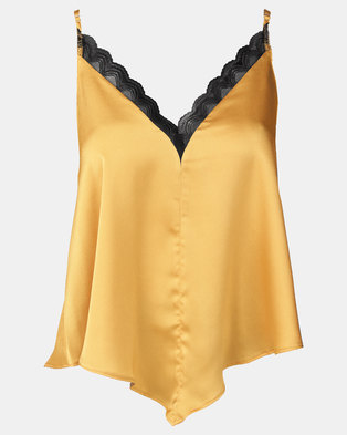 Photo of Paige Smith Lace Cami Yellow