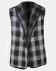 Revenge Checked Sleeveless Jacket Multi Photo