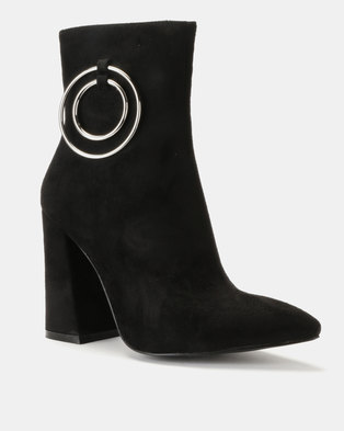 Photo of Courtney Cousins Ring Me Up Ankle Boots Black