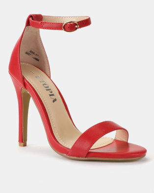 Photo of Utopia PU Barely There Sandals Red