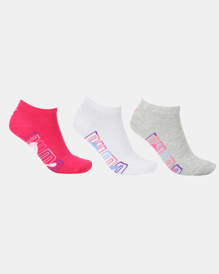 Photo of Puma Sportstyle Core Ladies 3 Pack Secret Graphic Socks Multi