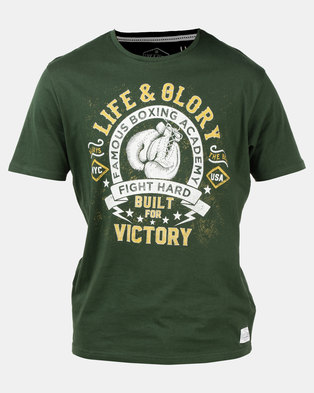Photo of Life & Glory Cassin Boxing T-Shirt Spruce Green