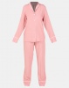 Poppy Divine Classic Plain PJ Set Rose & Ivory Photo