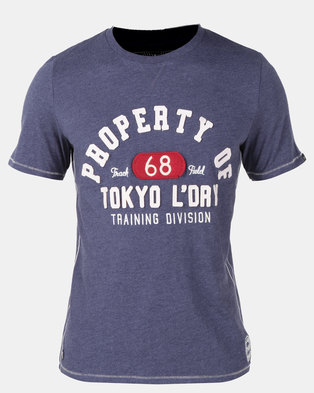 Photo of Tokyo Laundry Louisburg T-Shirt Indigo Marl