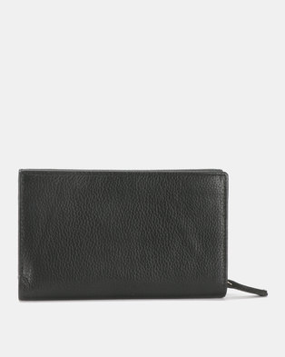 Photo of Pierre Cardin Dior Ladies Trifold Leather Wallet Black